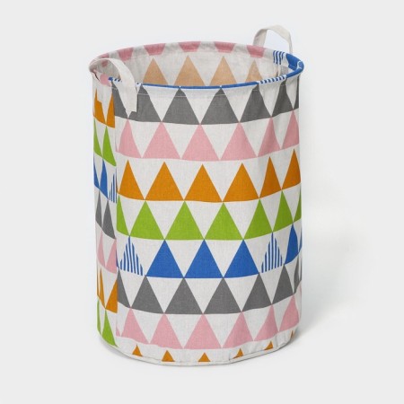 Basket Winness Textile shares "Color Triangles", 35 × 35 × 45 cm-2