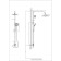 Shower system Rush Bella BL4535-111, Tropical Shower, Hand Lake, Chrome