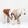 Jacket for dogs "Chocolate", size S (DS 26, OG 38, Osh 27), beige-brown