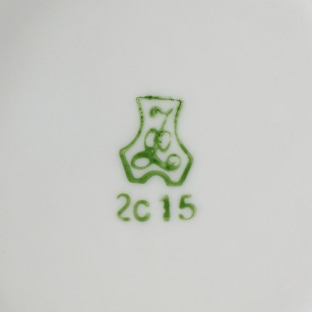 Porcelain set for breakfast "geese", 3 items-15