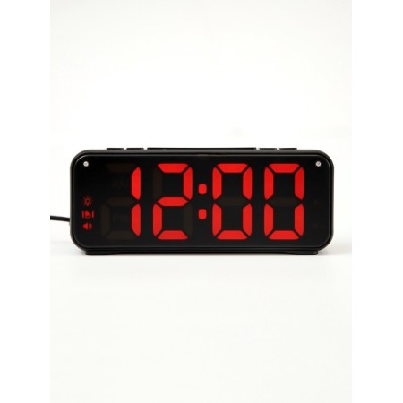 Electronic desktop watches, with an alarm clock, vibration, from USB, 2 AA batteries-1