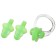 Set for swimming onlytop "dinosaurus": nose clip, beryushi, green color