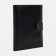 Male purse on 3 in 1 button for auto documents and passports, for cards, for coins, black color