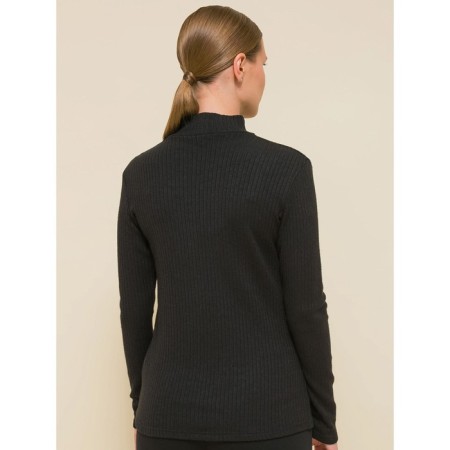 Women's turtleneck, size 48, black color-1