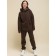 Children's sweatshirt, height 146 cm, chocolate color