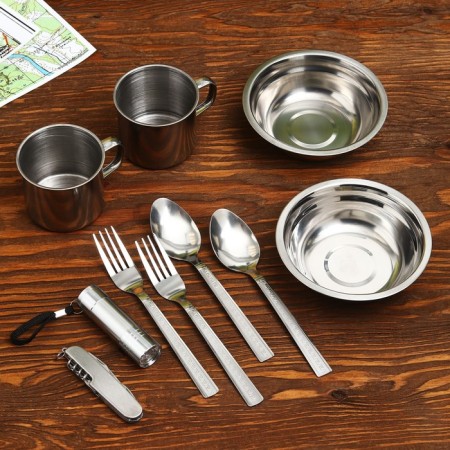 Set for the picnic "Field kitchen", 10 items-2