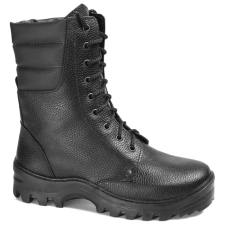 Leather boots with a high berets, 5092, natural fur, winter, p. 39