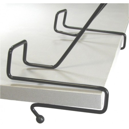 Book stand, metal, for a desk up to 20 mm thick, black-3