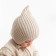 Knitted children's hat minku, beige color, size 36-38