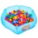 Balls for a dry pool with a pattern, ball diameter 7.5 cm, set 8 pieces, color colorful color