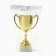 Cup 117, award figure, gold, plastic stand, 16.3 × 11.3 × 5.6 cm.