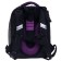 School backpack 38 x 30 x 16 cm, ergonomic back, stavia "avocado", black/lilac