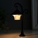 Decor for creativity plastic light "Lantern with a bend" 8.3x14.5 cm