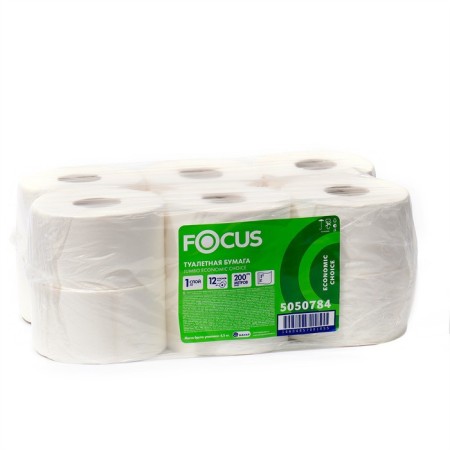 Toilet paper for Focus dispensers, 1 layer, 200 m