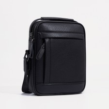 Male bag, black color