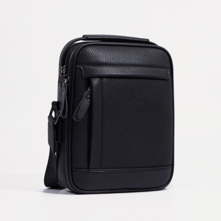 Male bag, black color