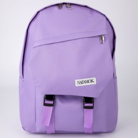 School backpack nazamok, 40x28x13 cm, lilac color-2