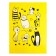 A4, 180 μm folder, calligrata "cats", translucent, with print, mix