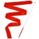 Gymnastic tape with a stick Grace dance, 2 m, red color