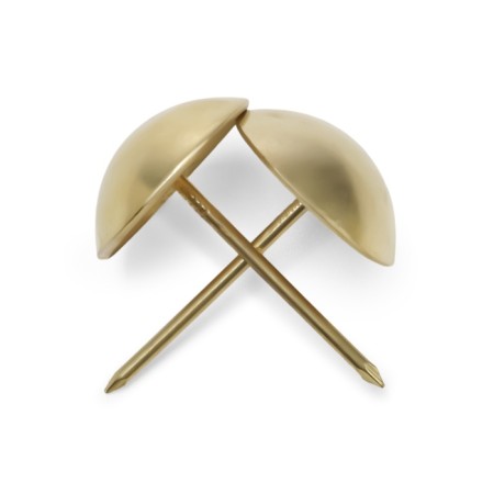 Tundra nails, decorative, 25x39 mm, gold, 100 pcs-5