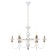 Milano chandelier 6he14 40W white-gold 68x68x79 cm