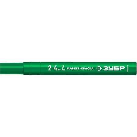 Marker-color construction bison MK-400 06325-4, round, 2-4 mm, green