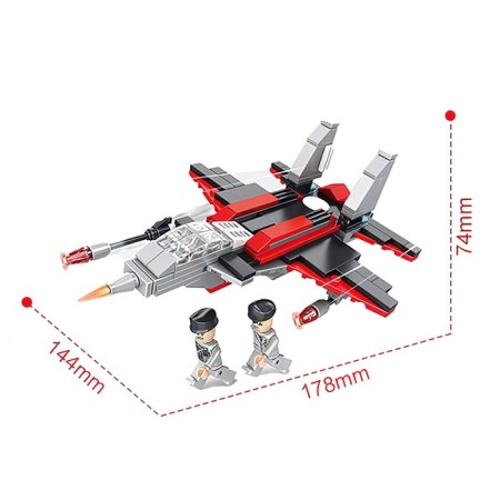 Designer military "fighter", 3 in 1, 181 detail-1
