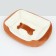 Lynchin-Divan for animals "Bone", 45 x 30 x 15, white-brown