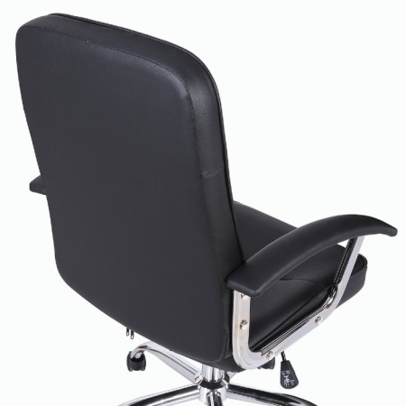 Brabix armchair "Bit EX-550", chrome, eco-leather, black-9