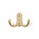 Hook furniture tundra TKD024 Light, two -rod, matte gold