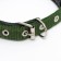 Collar "Comfort" Combined, 45 x 2 cm, Osh 30-39 cm, dark green 609528
