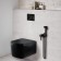 Vincea VHFW-101MB bideter, with hygienic shower, one-rod, brass, black