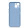 Borasco cover for iPhone 15, Soft Touch, silicone, microfiber, blue