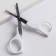 Baby scissors are safe, white color