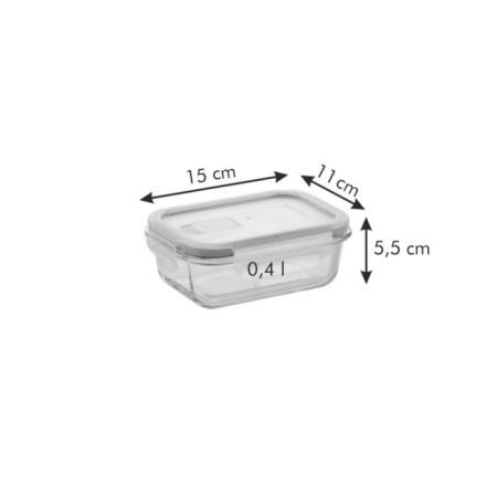 Tescoma Freshbox glass container, 400 ml-1