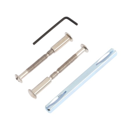 Lockland 001 handles on the bar, m/o 55 mm, color satin nickel-3