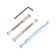Lockland 001 handles on the bar, m/o 55 mm, color satin nickel