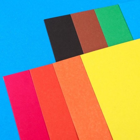 Cardboard color, A4, 8 sheets, 8 colors, non -unilateral, in a folder, 220 g/m², cats aristocrats-4