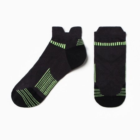 Male socks minku shortened, size 38-45, dark gray color