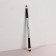 Makeup brush, bilateral, 13.5 (± 1) cm, silver/black color