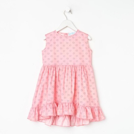 Dress children's kaftan "hearts" r. 98-104-3