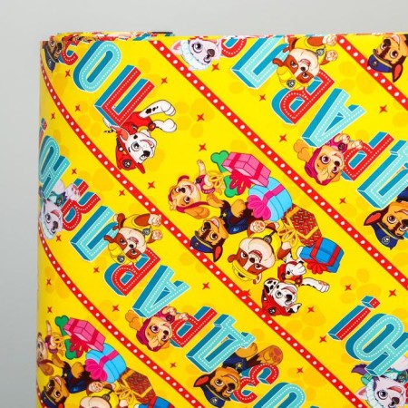 Glossy packaging double -sided, 60x90 cm, puppy patrol-2