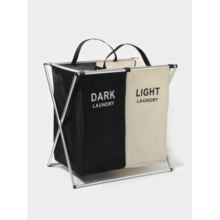 Laundry linen basket, folding, 60 × 40 × 58 cm-1