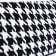 Bag Women's Cross-Bodi with a zipper, black/white color