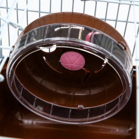 The cage for rodents "Pigzon", 23 x 17 x 17 cm, brown-4