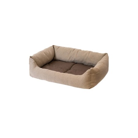 Lesse "arena" rectangular, 80 x 57 x 20 cm, martial/syntepuh, beige-gray