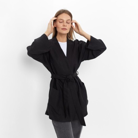 Women's jacket, black color, size 50-1