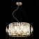 Suspended EVOLUCE lamp. Sle260203-06. Messina. 6x40 watts, E14, 54x54x66 cm, champagne color