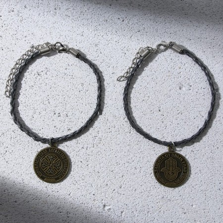 Bracelet Talisman New Year's "amulet", for the New Year, mix, length 24 cm.-7