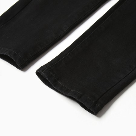 Jeans for girls, black color, height 110 cm-3